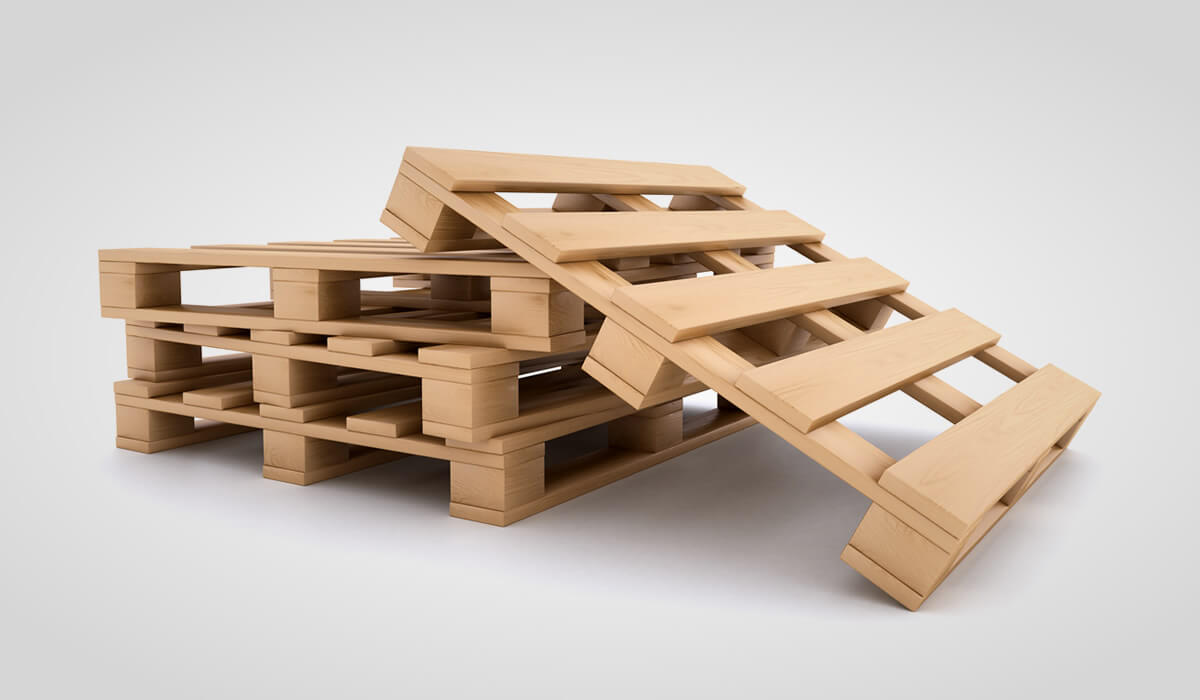 Pallets de madera de nogal